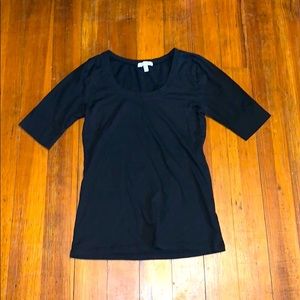Black formal dress shirt